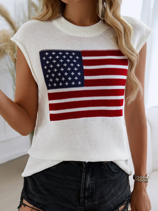 Devine US Flag  Sweater Vest