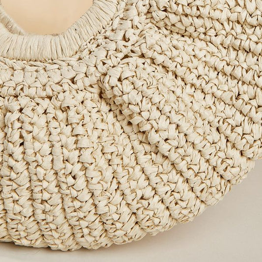 Leisure Hand-Held Straw Woven Bag