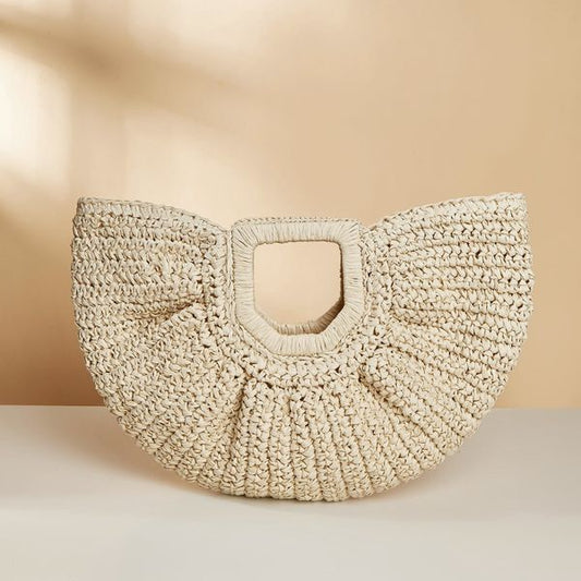 Leisure Hand-Held Straw Woven Bag