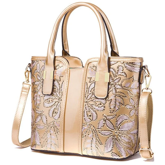 Luxury High Quality Flower Messenger Bag