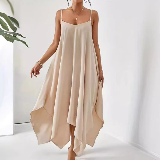 Draped Midi Cami Dress