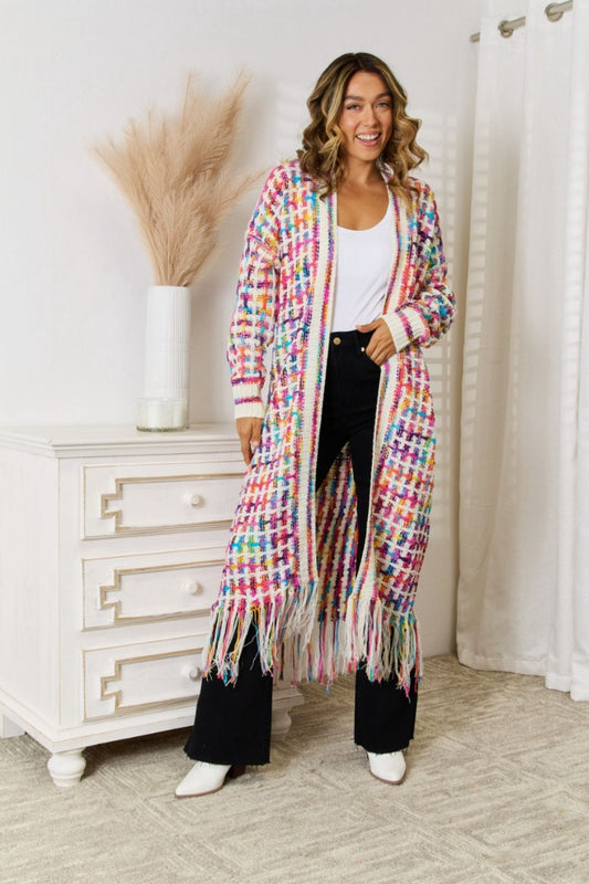 Fringe Hem Cardigan