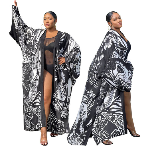 Sharee Fashion Print Kimonos