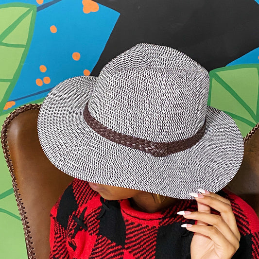 Braided Panama Fedora