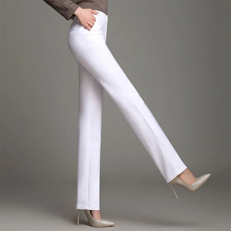 Straight Leg Office Trousers