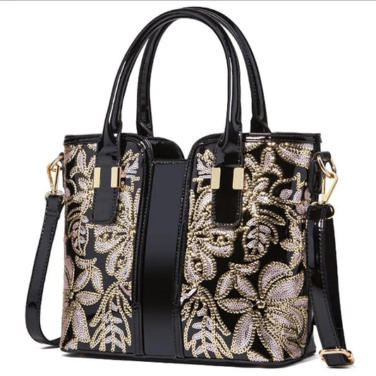 Luxury High Quality Flower Messenger Bag