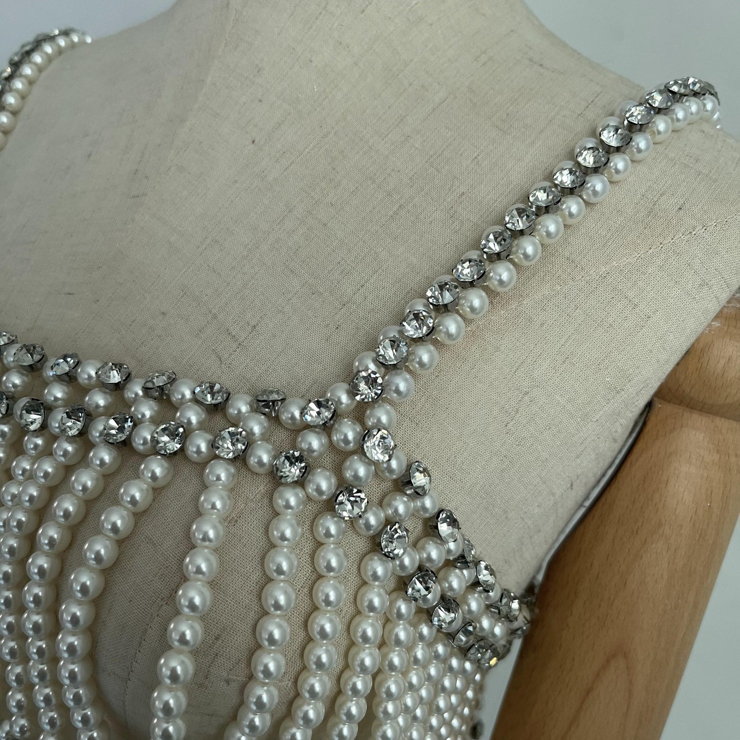 Diamonds & Pearls Sleeveless Vest