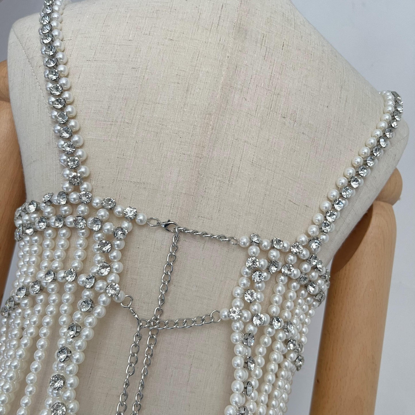 Diamonds & Pearls Sleeveless Vest