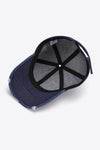 black baseball cap