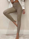 ribbed flare leggings